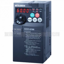 三菱变频器FR-E720-0.1K日本原装，电源三相220V,