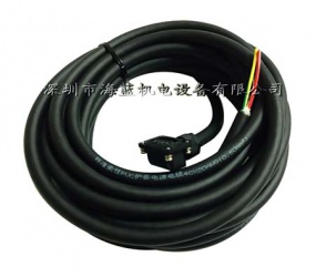 三菱电机电源线MR-PWS1CBL5M-A1-L，三菱MR-JE，MR-J4,MR-J3系列电机专用